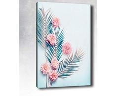 Bonamaison Peinture sur toile, multicolore, 70 x 100 cm - ConÃ§u et fabriquÃ© en Turquie