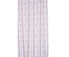 Croydex Médaillon Rideau de Douche en Textile avec Hygiene n Clean, Latte