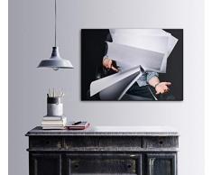 Bonamaison DÃ©coration Murale Impression sur Toile, Dimensions: 100 x 70 Cm - ConÃ§u et fabriquÃ© en Turquie