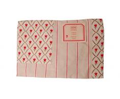 COM Amsterdam 4572 Tablier de Cuisine avec Sangle Ajustable au Cou, Tulipe Rouge