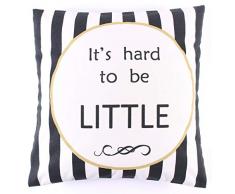 La Finesse - Housse de Coussin carrÃ©e dÃ©corative 50 x 50 cm pour la Maison en Coton pour Le Salon, Le canapÃ©, la Chambre Ã Coucher, Tissu colorÃ©, Taille Unique