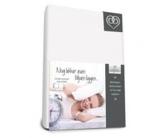 Bed-Fashion Drap-Housse Confort, Coton, Blanc, Lit Simple, 80Â x 200Â cm