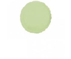 Anagram International Ballon Rond Plat 18 Vert Feuille