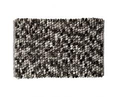Sealskin Badteppich Vintage Dunkelgrau Tapis de Bain, Tissu, Anthracite, 80 x 50 x 2,5 cm