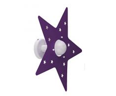 La Luce del Futuro 1198/AP.GL Applique murale plafond 60 W, glycine