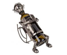 ootb 71/3196 Porte Bouteille, Metal, 22 x 19cm
