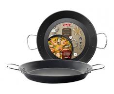 Ibili 501040 Plat Ã Paella Gandia Acier Noir 40 cm
