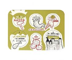 lepalle.it Les Boules, Table 2 â Six Disques décoratifs imprimés sur Carton recyclé