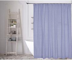 Kensie Rideau de Douche, Bleu Marine, 72x72