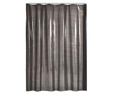 RIDDER Brillant Rideau de Douche, 100% Polyethylene, Transparent-Anthrazit, ca. 180x200 cm