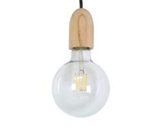 ZONS 810982LOT2 LOT DE 2 Suspensions + Ampoule LED GM NOIR CABLE 80 Cm Boite KDO,