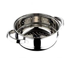 Chef Sauce CS-2550 - Cuiseur Vapeur Acier Inoxydable 18x7.5cm
