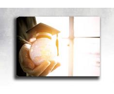 Bonamaison Peinture sur toile, multicolore, 40 x 60 cm - ConÃ§u et fabriquÃ© en Turquie