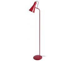 Tosel 95098 Lampadaire Funnel Acier 60 W E27 Rouge