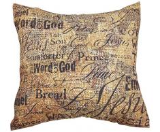 AG Design fcsl 7573 + CN/3600 beschriftung, Voilage, 140 x 245 cm (1 pièces) + étiquette, Coussin, 45 x 45 cm â 1 Partieâ¯: 140 x 245 cm, Plastique, Colorful, 45 x 45 cm