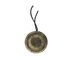 STEPHANOISE Magnet Resine Rond, Dore, Diametre 10 cm-Envergure 37 cm