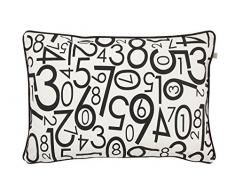 Dutch Decor Coussin Figures 40x60 cm Ivoire - Coussins Déco - Oreiller Décoratif - Déhoussable - Zippé