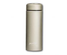 melianda Ma de 1350 350 ml en acier inoxydable isolée sous vide Double paroi Bouteille isotherme Hot And Cold avec passoire, extérieur en acier inoxydable avec revêtement en caoutchouc Matte Idéal pour le bureau,