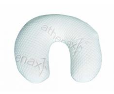 Herdegen Repose Nuque Cervilux Visco 60 Kg, Coton, Blanc, 45x35x8 cm