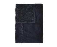 ESSENZA Furry Plaid, Nightblue, 150 cm x 200 cm