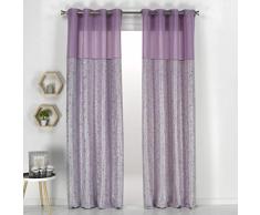 Novotextil Beau Rideau à Åillets pour Tringle décorative, Multicolore, Voir Les détails, 2