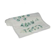 Gisela Graham Chemin de Table en Tissu imprimÃ© Eucalyptus