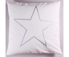 La Finesse - Housse de Coussin carrée décorative 50 x 50 cm pour la Maison en Coton pour Le Salon, Le canapé, la Chambre à Coucher, Tissu coloré, Taille Unique