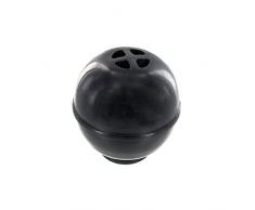 Aromandise PEKUMON Porte Encens, Pierre, Noir, 8,5 x 8,5 x 9 cm