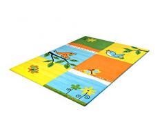 Sanat Hali - 2103 Jaune - Tapis enfant BAMBINO Jaune - 80x150 cm