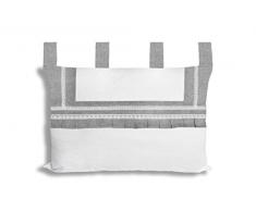 Soleil docre Forever TÃªte de lit, Coton, Blanc, 45 x 70 cm