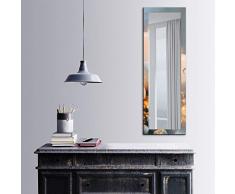 Bonamaison Décoration Murale Impression sur Miroir Encadré sur Toile, Dimensions: 40 x 120 Cm - Conçu et fabriqué en Turquie