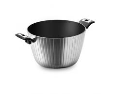 Mopita High Tech Induction en Aluminium forgÃ© Pot de Fleurs, 26Â x 15Â cm, Noir