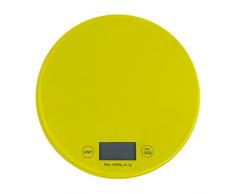 MSV 110550 Balance de Cuisine électronique à 20cm de Verre en Vert, 20x20x1,8 cm
