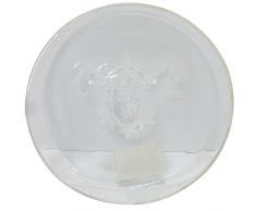 Better & Best Assiette de Pain avec Dessin de Motifs vÃ©gÃ©taux, Verre, 12Â x 12Â x 8Â cm