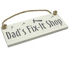 Le Balai Peint Company Dad Panneau de 92507Â Shop, crÃ¨me/Noir