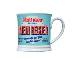 H&H 195000016 Tasse, Porcelaine, Mehrfarbig, 12 x 8,7 x 8,7 cm
