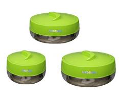 GMMH Récipient 2 x 1, 5 Litre de marbre Les gardant Chauds, avec poignées Pratiques poignée Pratique