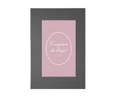 Comptoir du linge D301827 Drap Plat Uni Coton Gris Anthracite 275 x 180 cm