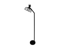 HSM Collection SH-FLCROWN Lampadaire, Thermolaque Noir, 25x25x152