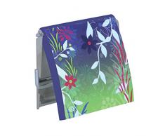 MSV 140834 Porte Rouleau Papier WC Langkawi MDF/Inox 11,5 x 13 x 2 cm