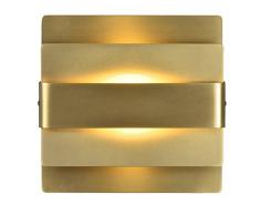 Fambuena Applique murale, 6Â W, dorÃ© et noir, 20Â x 20Â cm