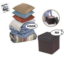 Space bag Pouf Marron