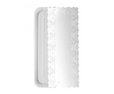 Ibili 729502 Lot de 3 Plats 11 x 36 cm + 3 Napperons 14 x 36 cm Papier