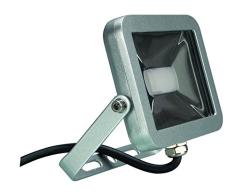 Perel LEDA4001NW-SG Projecteur LED Design, Aluminium, 10 W, Blanc