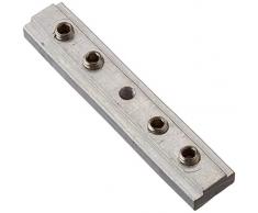 Gardinia Connecteur pour tringles à Rideaux avec fût intérieur II à 19 mm Argent 5