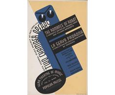 Le Poster Collective Vintage Deux Opéras de Chambre de New York City Art Deco Poster Format A2 42 cm x 59.4 cm Impression de qualité, Bois, Multicolore, 59.4 x 42 x 59.4 cm