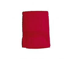 Soleil docre 441101 Douceur Drap de Bain Coton Rouge 70 x 130 cm