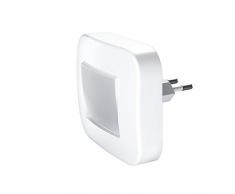 LEDVANCE GADGET Lunetta Hall + Capteur de Luminosité | Veilleuse Mobile sur Secteur | Blanc | 0,2 Watts - 3 Lumens | Blanc Chaud
