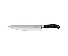 Victorinox 7.7403.25G Couteau de chef, Acier Inoxydable, Noir, 30 x 5 x 5 cm