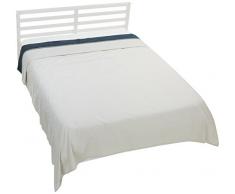 Essix Toi&Moi Zahara Drap de lit Coton/Percale de coton Bleu 240 x 300 cm